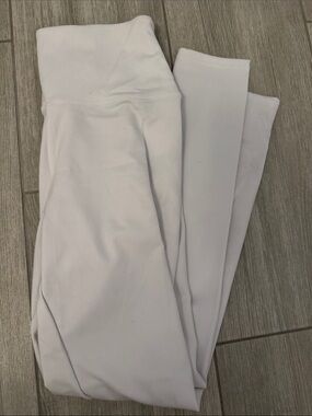 Women's White High-Waist Leggings - Comfortable Stretch